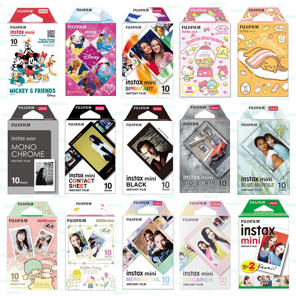 Fujifilm Instax Mini Film Color Instant Photo - For mini 12 8 9 11 40 99 Link 2 Liplay EVO