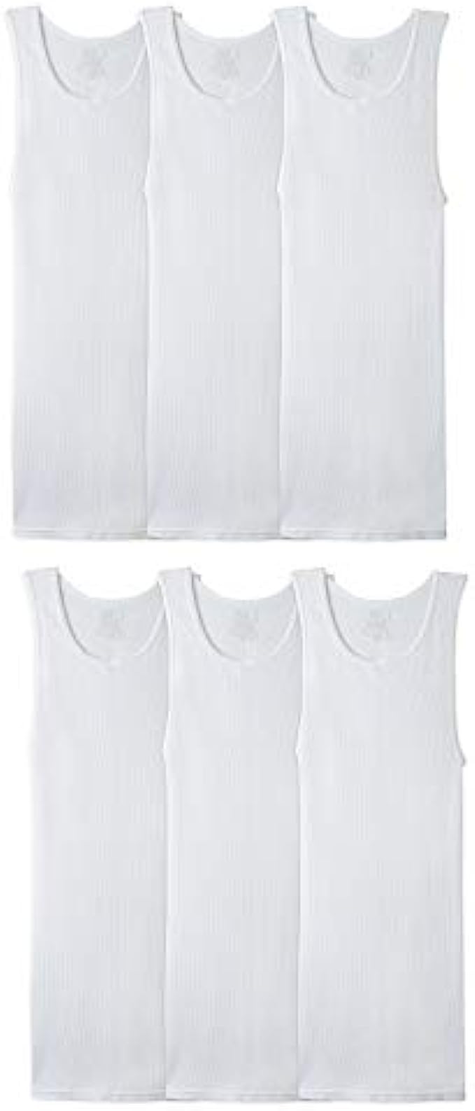 Fruit of the Loom Men's Tag-Free Tank A-Shirt