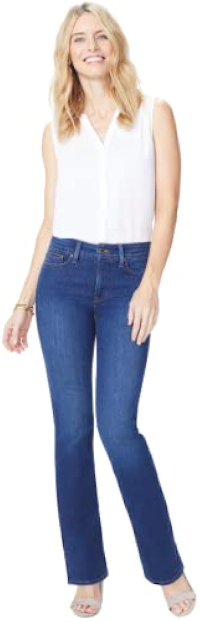 NYDJ Womens Barbara Boot-Cut Jeans