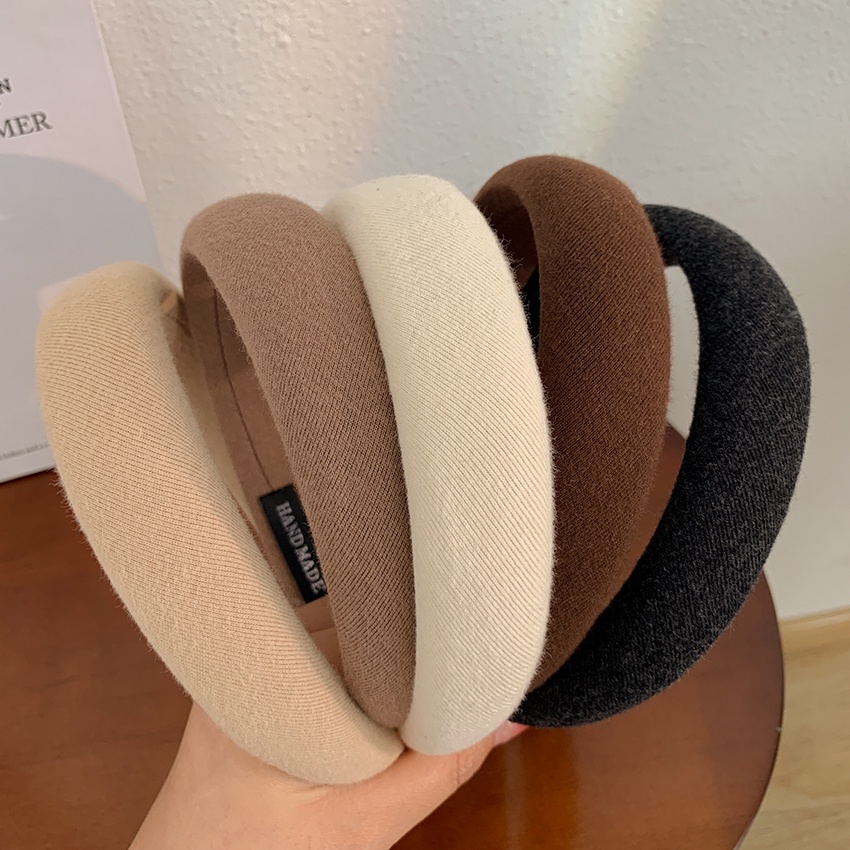 Korea Headband Sponge Wide Hair Band for Lovely Girls