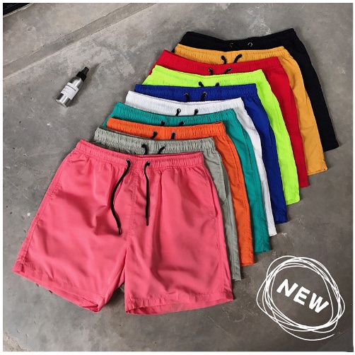 Quick-drying Swimming Shorts Men's Casual Sports Drawstring Shorts Summer Beach water sports surfing wear