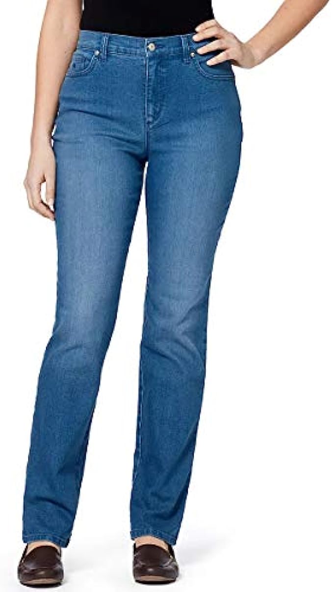 Gloria Vanderbilt womens Amanda Classic High Rise Tapered Jeans, Frisco, 16 Regular US